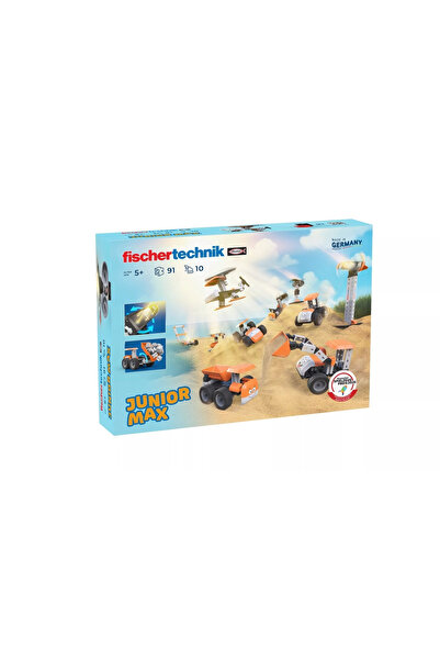 Fischertechnik Kit STEM Junior Max Modele interactive alimentate solar 10 con...