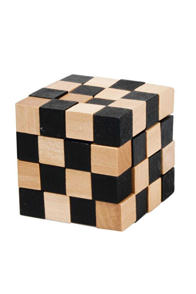 Fridolin Joc logic IQ 3D Puzzle negru& Anaconda ,