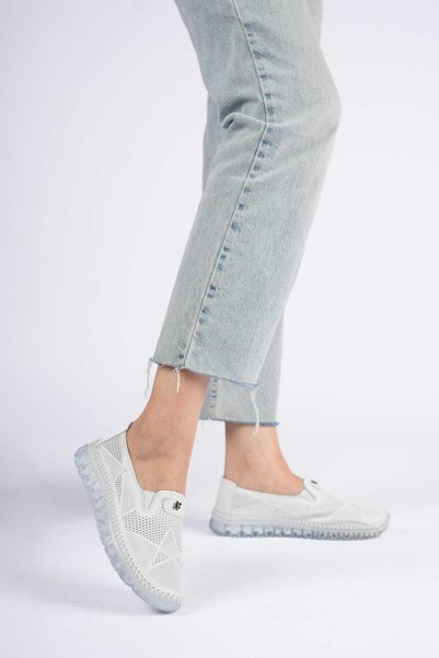 altın moda shoes Genuine Leather Women's Orthopedic Casual Shoes Summer Perforated Breathable Comfortable Women's Shoes