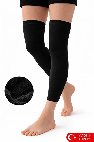 feminight Heated Knee Pad - Towel Inner Surface - Knee Protector - Soft (Unisex)