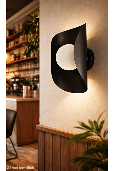 Bozyaka Aydınlatma Ostra Single Luminaire Black