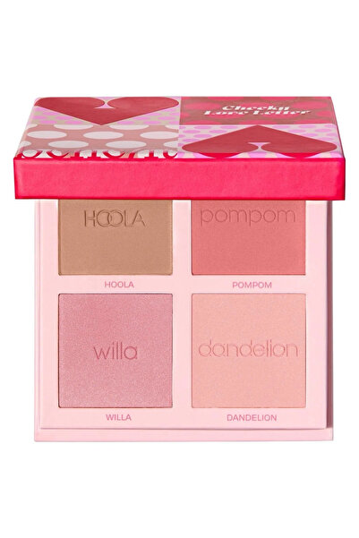 BENEFIT باليت أحمر الخدود والبرونزر "تشيكي لوف ليتر" ، إصدار محدود