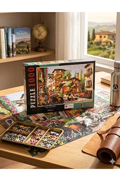 Adam 1000 Parça Yaz Günleri Puzzle - 48x68 cm Yetişkin Yapboz