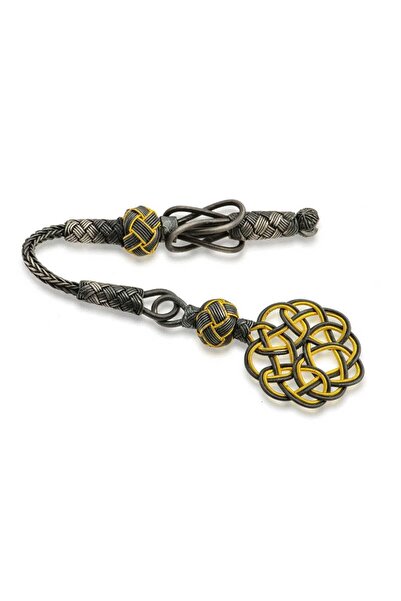 Inure Jewelry Ασημένια Τραπεζοντανή Πλεκτή Kazaz Τριαντάφυλλο Φούντα