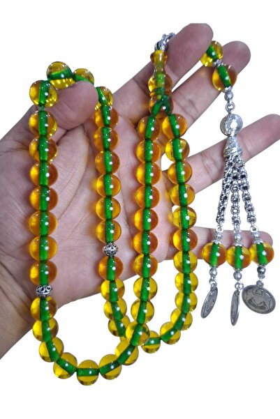 Cekke Tesbih سبحة أصلية من العنبر الناري 13 ملم 45 حبة XL كبيرة الحجم قابلة ل...