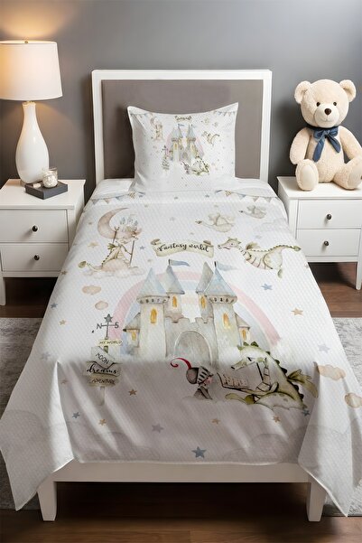 EVPANYA Dreamland Patterned Single Baby Kids Pique Set