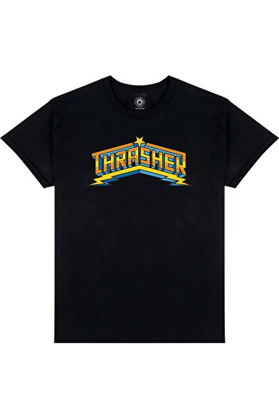 Thrasher Tricou Luchadora Negru