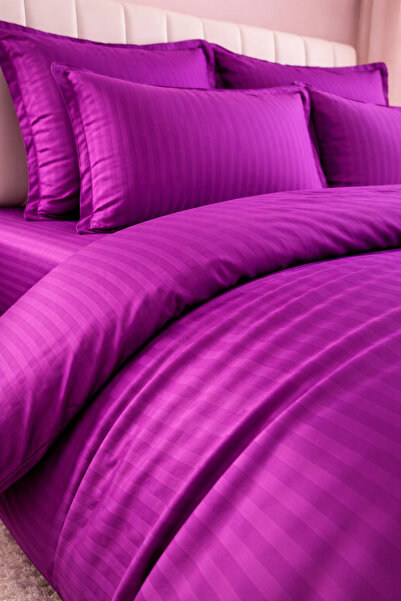 Damask Finet Bedding Set 6 Pieces, Fitted Sheet, 230x250 elastic, Hotel Luxury miniatura 2