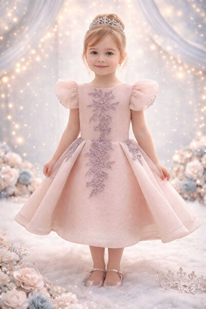Marllow Very Beautiful Girls' Pleated Dress