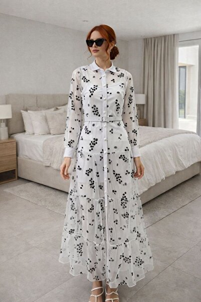 rengafashion Imported Flock Fabric Dress