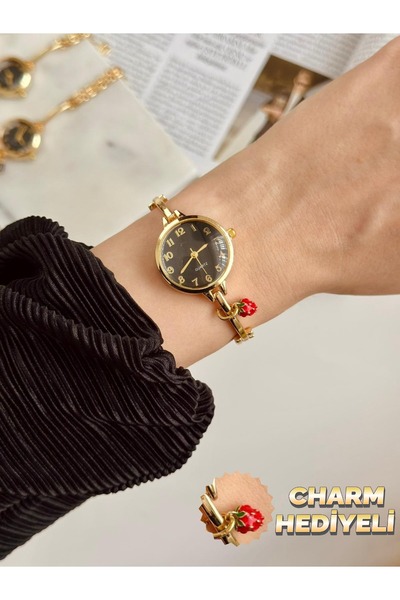 MERW Vanessa Model Strawberry Charm Gift Women's Wristwatch