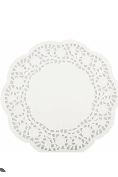 ÇELİKER Paper Lace Coasters 9 cm (500) Pieces Dole Tea Coasters, Coffee Saucers, Gift Packaging and Decoration