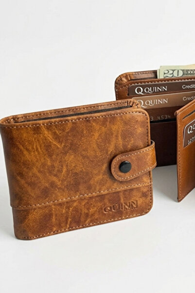 shop Brown Genuine Leather Look Men's Wallet and Multi-Compartment Card Holder