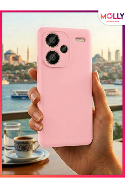 Molly حافظة من السيليكون المخملي غير اللامع مع سائل قطن كاندي داخلي لهاتف ريد...