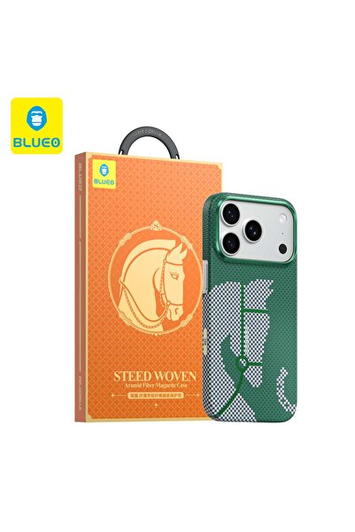 BLUEO iPhone 17 Pro Max Compatible Steed Woven Magsafe Compatible Aramid Fibe...