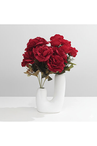 tabboa مزهرية المنحنى الأبيض مناسبة لديكور البيت