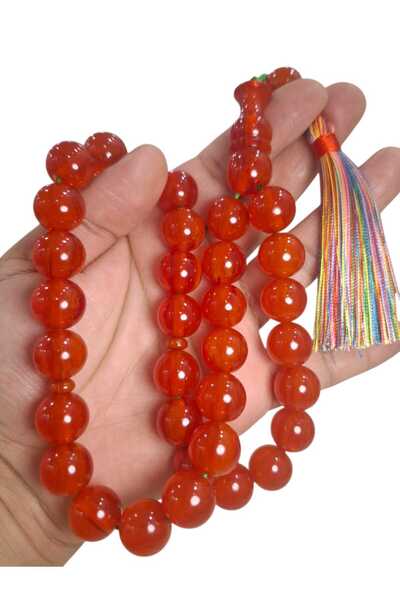 Cekke Tesbih Sıkma Kehribar 15 mm Original Large XL Collectible Prayer Beads