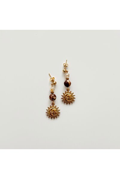 Vesce Atelier Wild Natural Stone Earrings