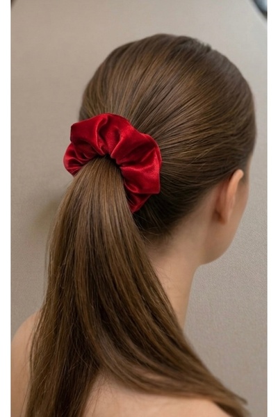 Mavi Masal Red Satin Buckle Anti-Slip Elastic Buckle