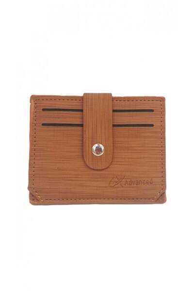 Other Men's faux leather wallet with multiple pockets for cards and cash - Honey