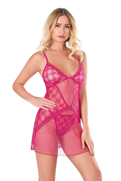 PRIMODA امرأة، فوشيا، قصيرة، ثوب النوم من التول