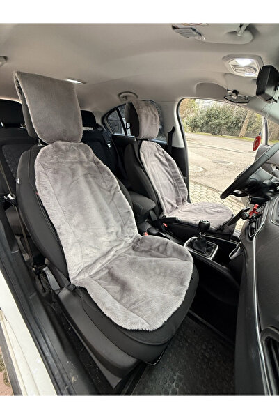 Oto Aksesuarcım Μαλακό βελούδινο γούνινο κάλυμμα προστασίας προσώπου καθίσματ...