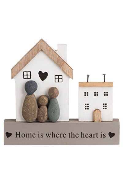 OEM Decoratiune de Masa Familie Casute 15x2x14cm