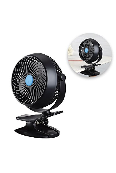 OEM Επαναφορτιζόμενος Επιτραπέζιος Ανεμιστήρας με Κλιπς 4W