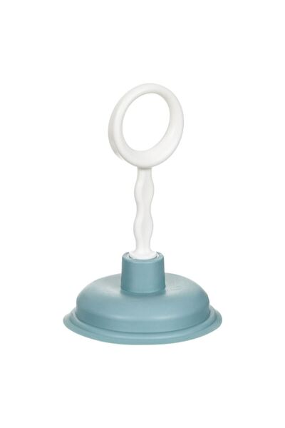 OEM Mini Ventuza de Desfundat din Plastic Aqua Alba 17 centimetri