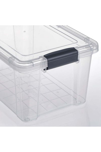OEM Cutie de Depozitare din Plastic Transparent cu Capac & Manere 5L