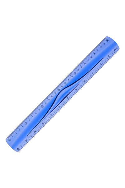 OEM Blue Flexible Ruler 30 centimeters