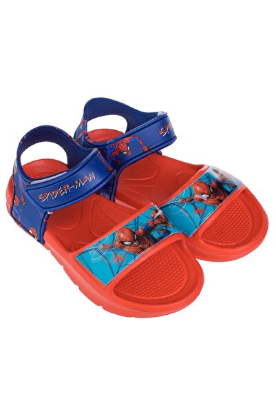 OEM Sandale Rosii cu Model Spiderman pentru Copii 27-28