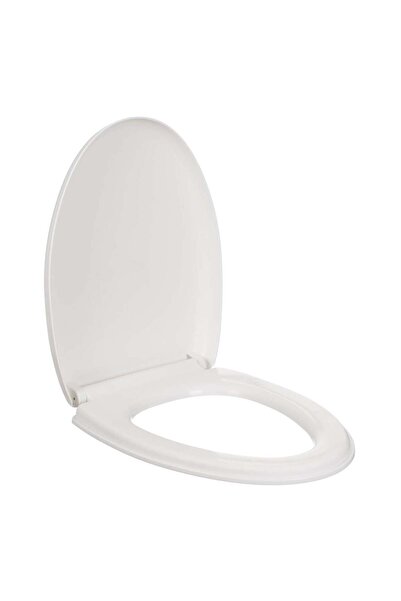 OEM White Toilet Seat with Soft Close Mechanism V Shape 35.5x46cm