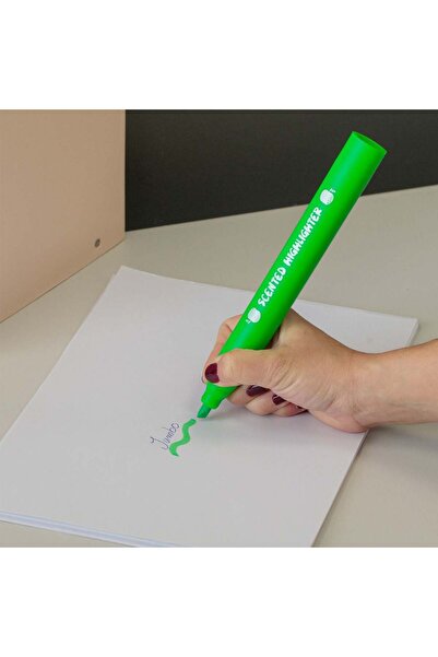 OEM Large Green Apple Scented Highlighter 23 centimeters