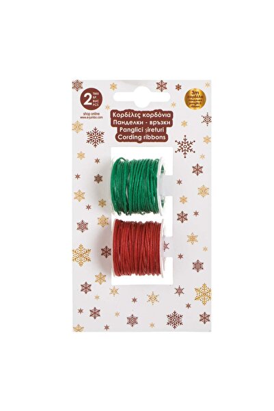 OEM Set Sireturi de Craciun Verde Rosu 3 metri - 2buc