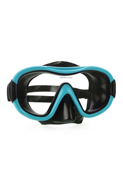 OEM Μαύρη Τυρκουάζ Μάσκα Κολύμβησης 12+ Ετών