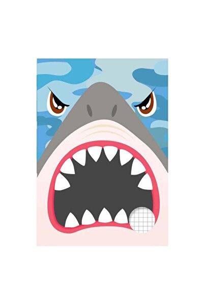 OEM Caiet A5 Matematica Coperta cu Model Rechin - 60 File