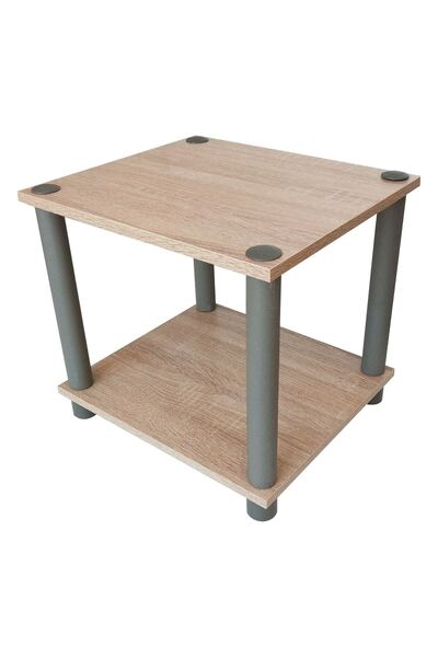 OEM Masuta de Culoare Naturala cu 2 Nivele 34x30x31cm