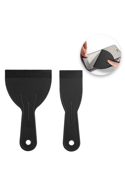 OEM Gray Plastic Spatula Set - 2pcs