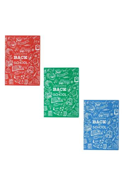 OEM Set of A5 Colored Covers with Print - 3pcs