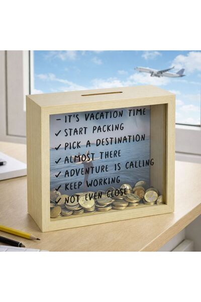 OEM Κουμπαράς-βαλίτσα με σχέδιο ταξιδιωτικών χρημάτων