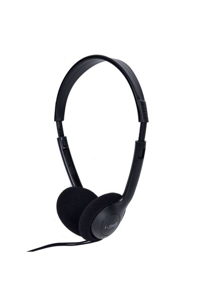 OEM Black Audio Headphones with 1.5 meter Cable