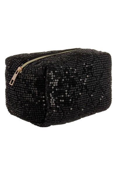 OEM Μαύρη Παλέτα Σκιών Ματιών με Μαύρες Πούλιες 15x10x11εκ.