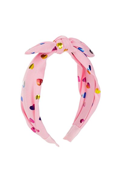 OEM Coronita Par Lata cu Funda Roz Inimi Colorate din Folie pentru Copii