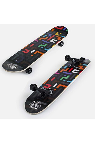 OEM Μαύρο Σχέδιο Λαβύρινθου για Σκέιτμπορντ 71x19.5 εκατοστά