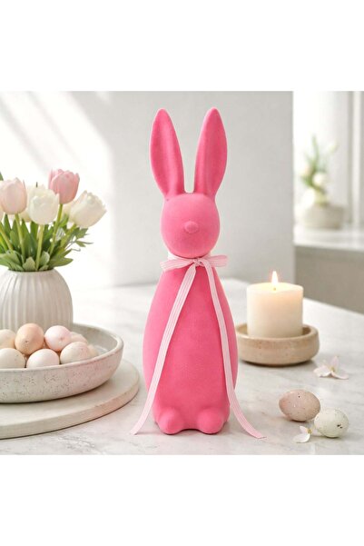 OEM Pink Velvet Easter Bunny 48 centimeters
