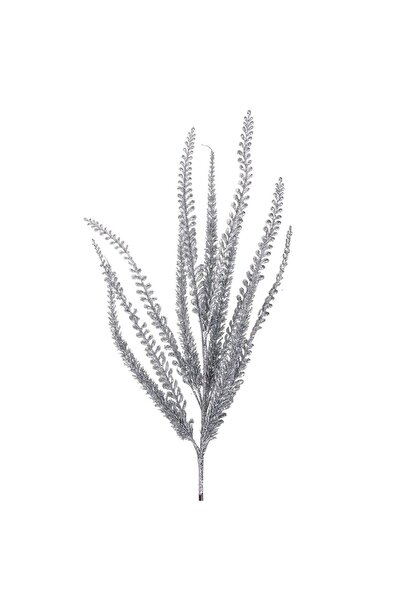 OEM Decorative Christmas Branch Fern with Silver Glitter 93 centimeters