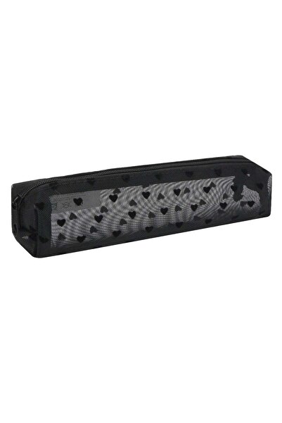OEM Penar Tub Negru Plasa cu Inimi 20.5x4x5cm