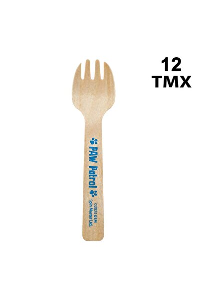 OEM Paw Patrol Party Wooden Forks 11 centimeters - 12pcs