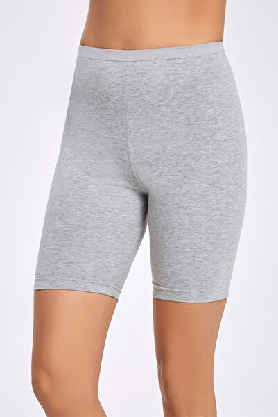 İlke Women's Cotton Thin Waistband Short Leggings